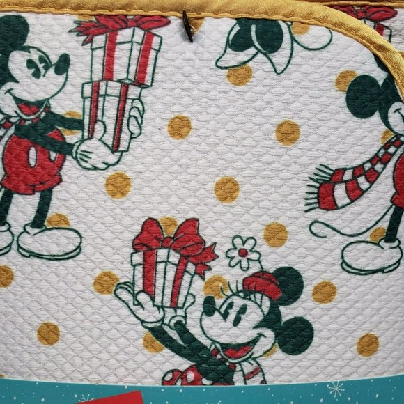 Mickey & Minnie Christmas Disney Dish Drying Mat 2 Pack - Picture 6 of 13